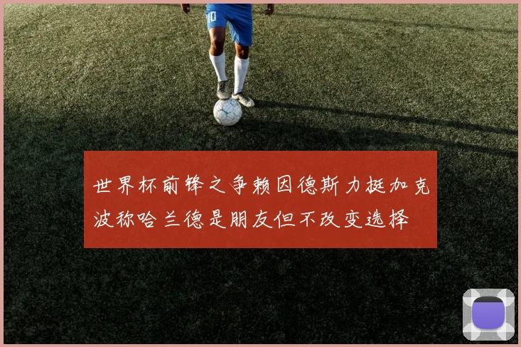 世界杯前锋之争赖因德斯力挺加克波称哈兰德是朋友但不改变选择